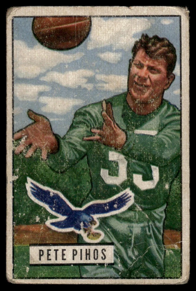 1951 Bowman #46 Pete Pihos - Image 1 of 2