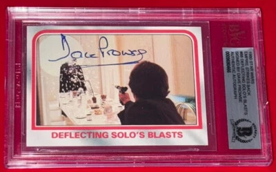 David Prowse "Darth Vader" 1980 Topps "Star Wars" Signed Rookie Card Auto RC BAS - Image 1 of 4