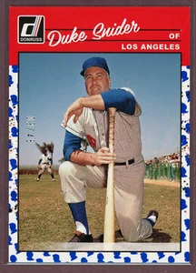 2023 Donruss Baseball 1990 Retro Reverse Image Presidential #282 Duke Snider/46 - Picture 1 of 1