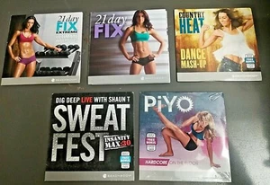 Lot de 5 DVD bonus Country Heat Piyo 21 jours entraînement authentique fitness exercice - Photo 1/3