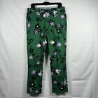 Sid Mashburn men's all over floral print green trousers chinos pants size 33x30