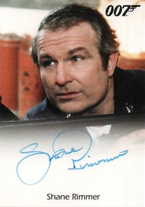 James Bond Mission Logs, Shane Rimmer ‘Commander Carter’ Autograph Card 