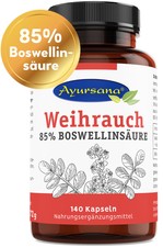 Ayursana - Incense Capsules Boswellia Serrata (140 Capsules) 85% Boswellic Acid