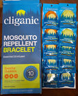 (10) Bracelets anti-moustiques cliganic emballés individuellement pour enfants et adultes