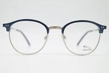 Glasses Jaguar 33771 Blue Silver Oval Eyeglass Frame Eyeglasses New