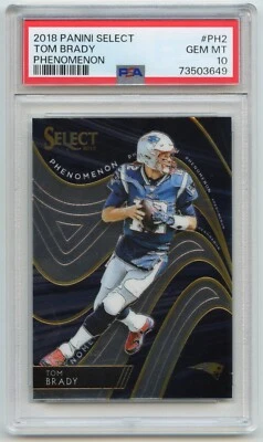 Tom Brady 2018 Panini Select #PH2 Phenomenon PSA 10 GEM MINT POP 10 - Image 1 of 2