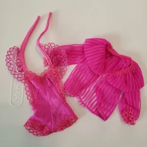 1979 Beauty Secrets Barbie Bodysuit Jacket Pink Magenta 1290 - Picture 1 of 6