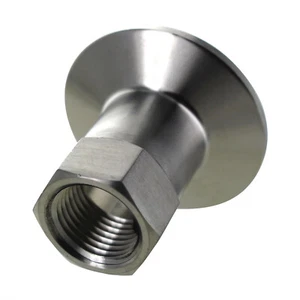 Stainless Tri-Clamp Fitting W/ 1/2” FPT - Picture 1 of 5