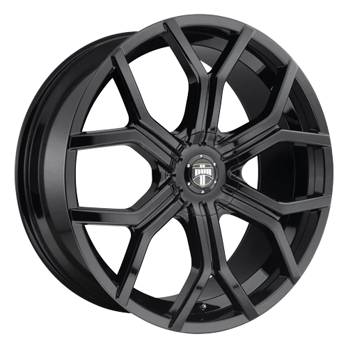 1 24 Inch Black Wheel Rim Ford F150 Expedition 6x135 Lug DUB S208 Royalty NEW - Image 1 of 1