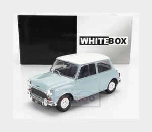 1:24 WHITEBOX Austin Mini Cooper 1959 Very Light Blue White WB124183 Model - Picture 1 of 2