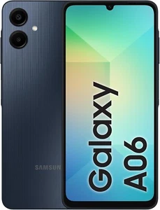 Samsung Galaxy A06 (SM-A065F/DS) 4GB RAM 64GB Dual SIM Smartphone - BLACK - Afbeelding 1 van 10