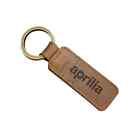 Aprilla Motorcycle Logo Keyring (Classic Brown Leather).80Mm By 28Mm
