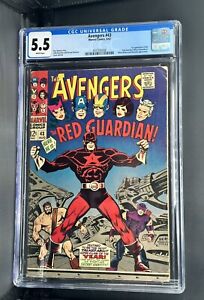 Avengers #43 (1967) CGC 5.5 1st App Red Guardian 🔥🔑