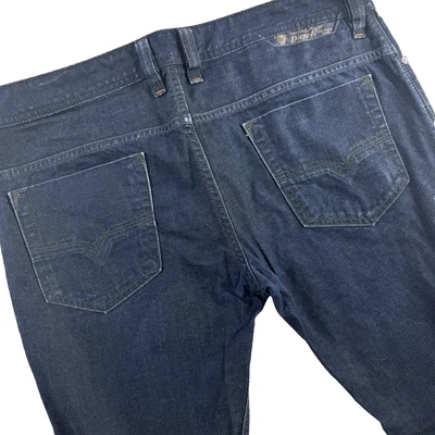 Jeans Diesel Safado Hombre 34x33 (LEER) Regular Delgado Botón Recto Lavado Mosca 0661D Foto 1 de 4