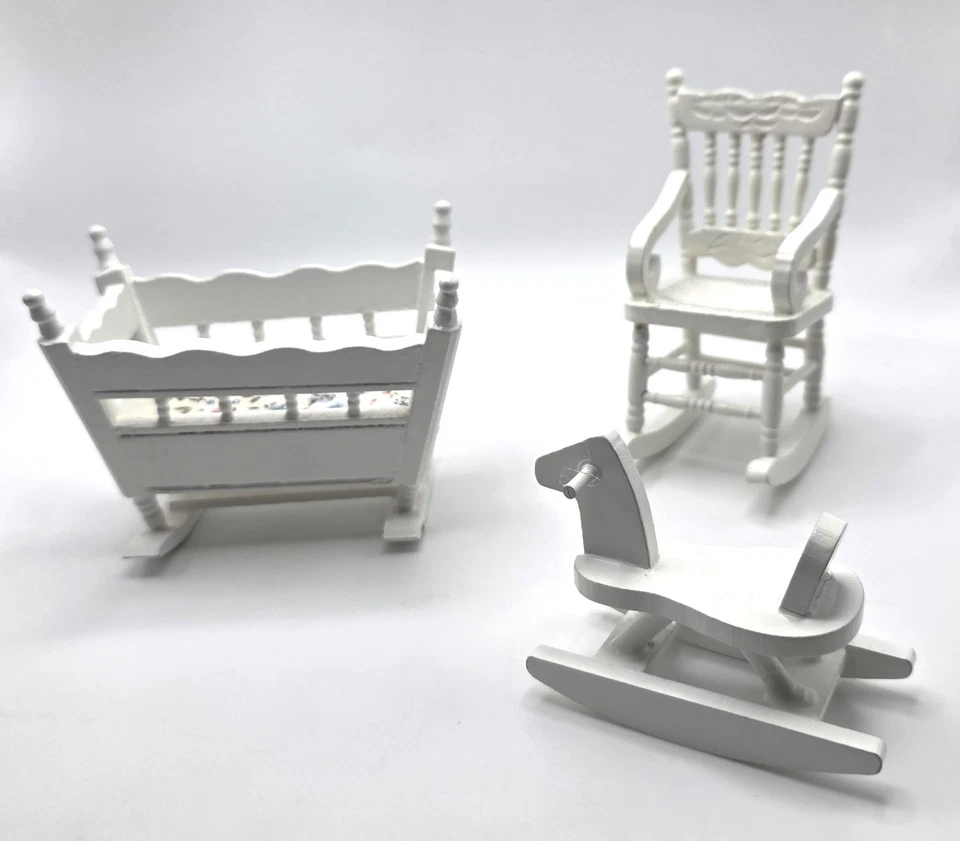 Muebles para casa de muñecas Melissa & Doug cuarto infantil 3 piezas Foto 1 de 4