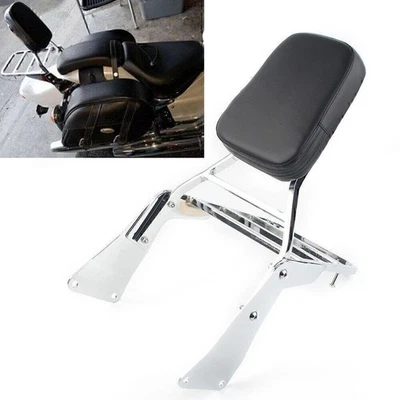 For Kawasaki Vulcan 1500 VN1500 Classic Rear Backrest Sissy Bar W/ Luggage Rack Foto 1 de 4