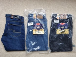 Herren JEANS W38 L27 neu mit Etikett - DREI Paar - 1 Paar ist schwarz & andere 2 blau - Bild 1 von 14