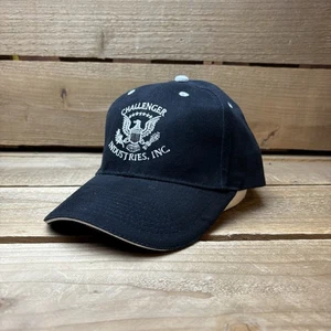 Challenger Industries Valves Fittings Black Strapback Outdoor Trucker Hat Cap - Picture 1 of 8