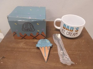 Life Is Sweet "Dads Ice Cream" Eisbecher & Schaufellöffel - Bild 1 von 9