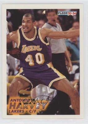 1993-94 Fleer Antonio Harvey #313 Rookie RC - Image 1 of 2