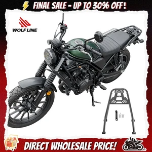 WOLFLINE Luggage Rack For Honda SCL 500 300 Rear Carrier Sissy Bar Cargo Shelf - Picture 1 of 17