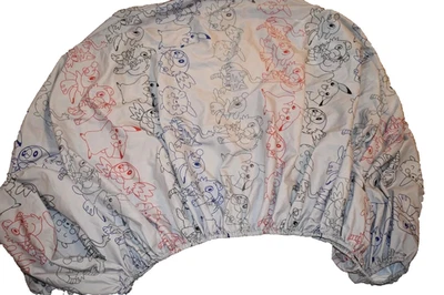 H6 Nintendo POKEMON Gray microfiber Twin Fitted Bed Sheet {Fabric} - Image 1 of 2