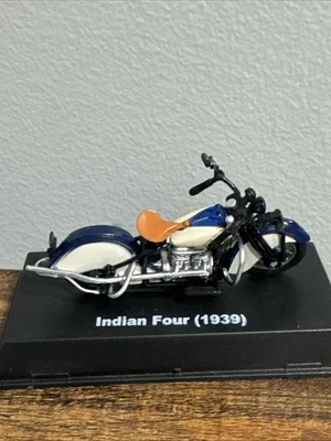 Indian Four 1939 Blue and White 1:32 Cast by Indian Motorcycles - Image 1 of 2