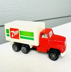 Vintage 70s Playart Ford Truck Die Cast Hong Kong 3” Rare 7 Up Soda Coke Toy - Picture 1 of 6