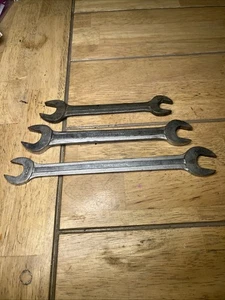 Lot Of 3 Open End Blue Point Supreme Wrench (A13) - Foto 1 di 5