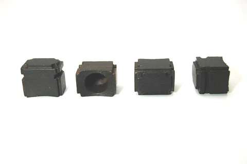 Lot of 10pcs Vintage Blackwood Mahagony Bird Cage Cup Holder/Stand/Block/Mount Cover