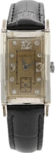 Vintage Hamilton Diamond Dial Men's Mechanical Wristwatch 982 PlatinumJobber - Picture 1 of 6