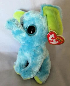 TRUNKLES the Blue Elephant - Ty 6" Beanie Boos NEW with Mint Tags - Picture 1 of 2