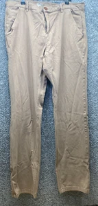 Mugsy Jeans Belmonts Men’s 36x34 (34x32) Chino K4PNBG khaki Brown Stretch - Picture 1 of 19