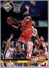 MICHAEL JORDAN MINT BULLS HOF FLASH STATS #159 SP 1998-99 UD COLLECTOR'S CHOICE