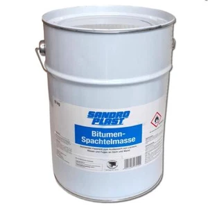 Sandroplast Bitumen Spachtelmasse 10kg Bitumenspachtel Bitumenmasse Abdichtung - Bild 1 von 2