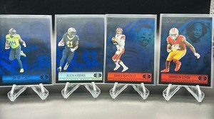 2021 Panini Illusions Metcalf/Kamara/Mayfield/Aiyuk Blue Parallel LOT of 4