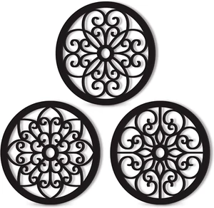 3 Pieces Thickened Rustic Wood Wall Decor,Modern Farmhouse Hanging Decoration fo - Picture 1 of 7