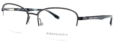 BCBGMAXAZRIA BCBG MAXAZRIA - VINCENZIA 52/17/130 - GUNMETAL - NEW Authentic WOMEN EYEGLASSES