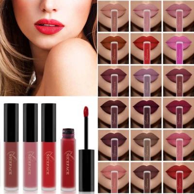 Lip Gloss Nude Matte Liquid Lipstick Waterproof Long Lasting Lip Glaze 25 Color - Image 1 of 4