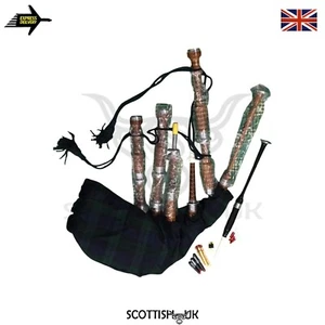 Scottish Great Highland Bagpipes - Rosewood Full Set - Picture 1 of 2