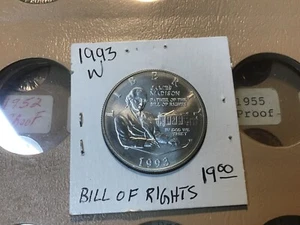 1993 S US Mint Bill of Rights SILVER Half Dollar PROOF Coin - Picture 1 of 2