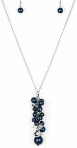 Paparazzi Necklace - Ballroom Belle - Blue - Picture 1 of 7