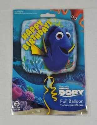 Disney Pixar Finding Dory - Happy Birthday - Foil Balloon Anagram 17 in USA NEW - Image 1 of 2