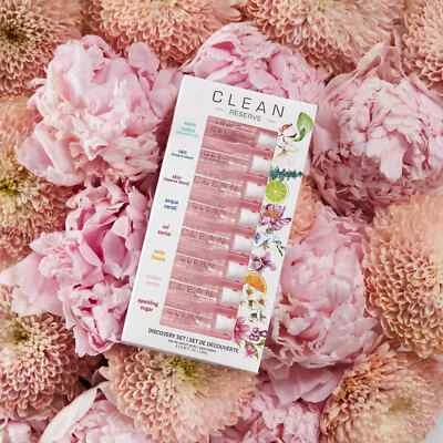 CLEAN Reserve Perfume Discovery Set (selado) 8 eau de parfum sprays viagem NOVO - Imagem 1 de 3
