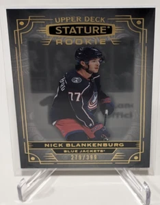 2022-23 Upper Deck Stature NICK BLANKENBURG Rookie 279/399 COLUMBUS BLUE JACKETS - Picture 1 of 2