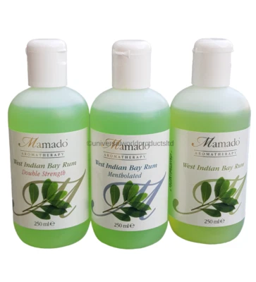 West Indian Bay Rum Hair and Skin Tonic (Double Strength,Original,Mentholated) - Image 1 of 3