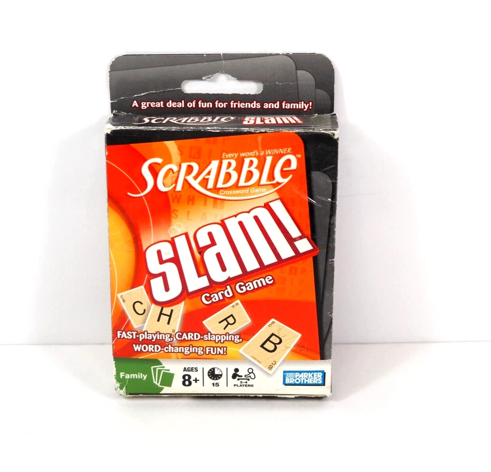 Scrabble Slam Card Game, 55 Cards Instructions Included In Good Condition - Image 1 of 4