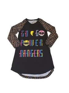 Power Rangers Nightgown Sleep Shirt Girls Sz 6/6X (012) - Picture 1 of 5