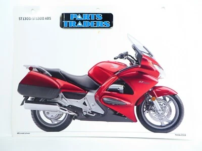 OEM Genuine Honda Red Book Single Page Spec Sheet ST1300 ST1300 ABS 2008 08 - Image 1 of 2