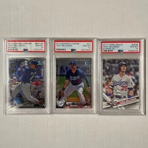 CODY BELLINGER PSA 10 RC LOT 2017 Topps Variation / 2017 & 2016 Bowman Chrome - Picture 1 of 9